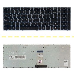 کیبرد لپ تاپ لنوو IdeaPad B5400 مشکی-با فریم آبی