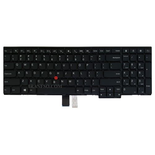 کیبرد لپ تاپ لنوو Thinkpad E531 مشکی-با موس-با فریم