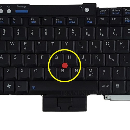 کیبرد لپ تاپ لنوو ThinkPad T60 مشکی-باموس