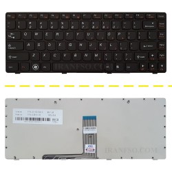 کیبرد لپ تاپ لنوو IdeaPad G470 مشکی-با فریم