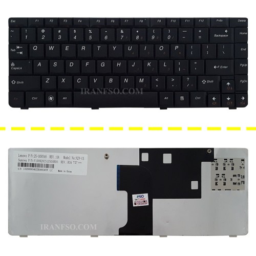کیبرد لپ تاپ لنوو IdeaPad U450 مشکی