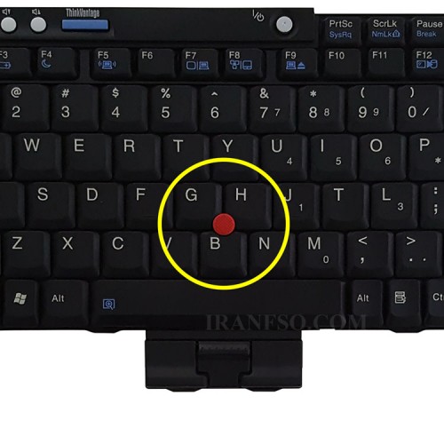 کیبرد لپ تاپ لنوو ThinkPad X60 مشکی-باموس