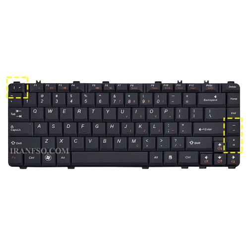 کیبرد لپ تاپ لنوو IdeaPad Y550