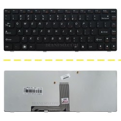 کیبرد لپ تاپ لنوو IdeaPad Z470 مشکی-با فریم