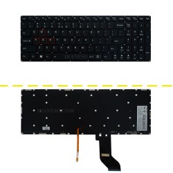 کیبرد لپ تاپ لنوو IdeaPad Y700 مشکی-با بک لایت-بدون فریم