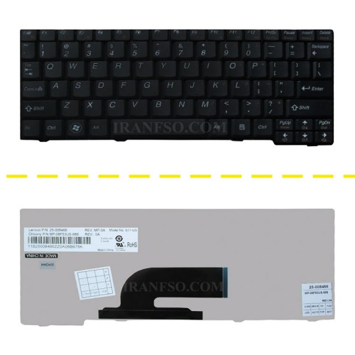 کیبرد لپ تاپ لنوو Mini S10-S9 مشکی