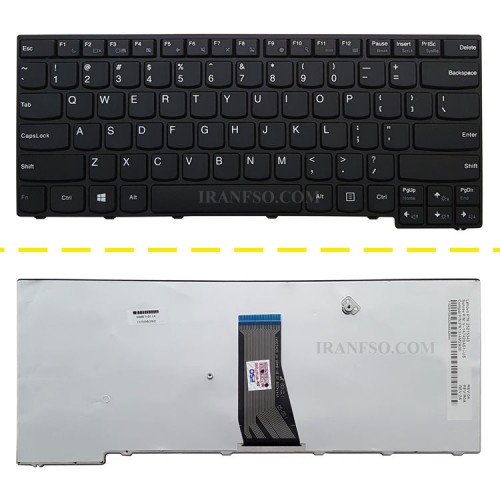 کیبرد لپ تاپ لنوو ThinkPad E40-70 مشکی-با فریم