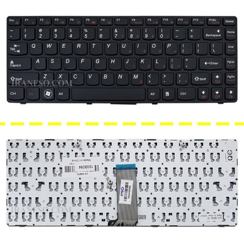 کیبرد لپ تاپ لنوو Ideapad G40-70 مشکی-با فریم