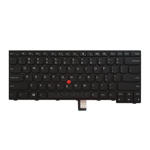 کیبرد لپ تاپ لنوو ThinkPad E450-E460 مشکی-با موس-با فریم