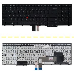کیبرد لپ تاپ لنوو ThinkPad E550-E560 مشکی-با موس-بافریم