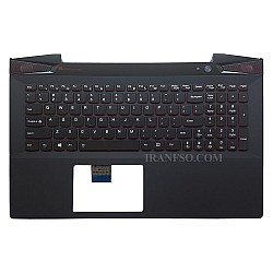 کیبرد لپ تاپ لنوو IdeaPad Y50-70 مشکی-باقاب C-با بک لایت
