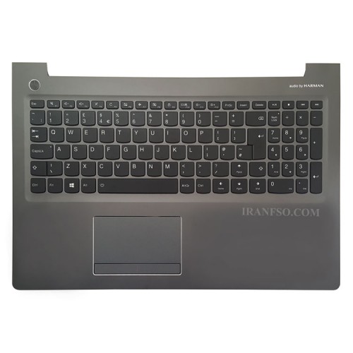 کیبرد لپ تاپ لنوو Ideapad IP510 مشکی با قاب C نوک مدادی