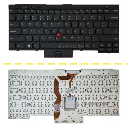 کیبرد لپ تاپ لنوو ThinkPad T430 مشکی-باموس و فریم به همراه کلید پاور