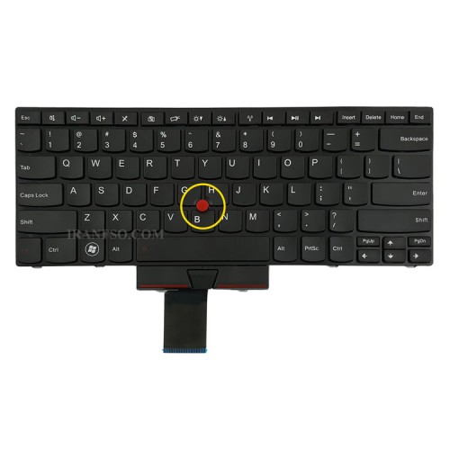 کیبرد لپ تاپ لنوو ThinkPad Edge E420 مشکی-با موس-با فریم