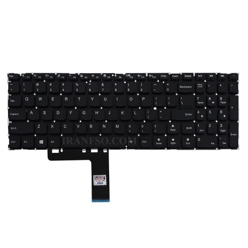 کیبرد لپ تاپ لنوو IdeaPad 110-15ACL بدون فریم با دکمه پاور