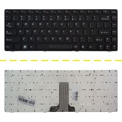 کیبرد لپ تاپ لنوو IdeaPad G480 مشکی-با فریم