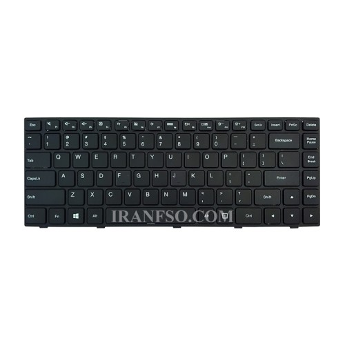 کیبرد لپ تاپ لنوو IdeaPad 100S-14IBD مشکی-بافریم