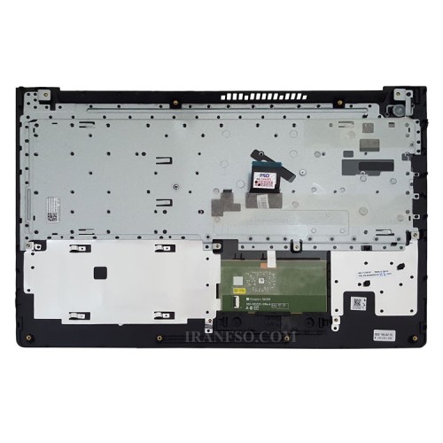 کیبرد لپ تاپ لنوو IdeaPad 310-15_510-15 مشکی-با قاب C نوک مدادی به همراه تاچ پد