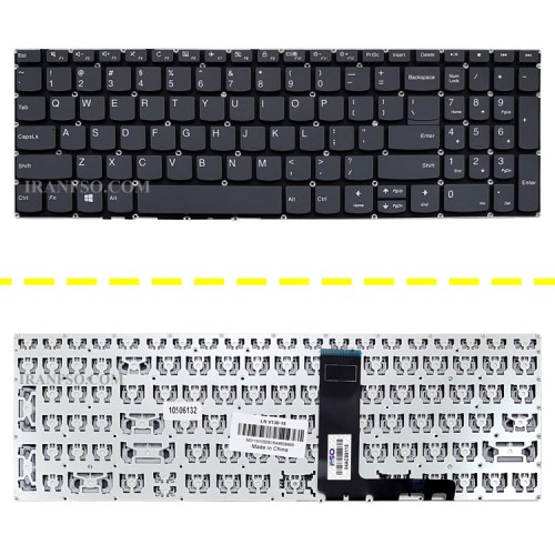 کیبرد لپ تاپ لنوو IdeaPad V130 مشکی-اینترکوچک بدون فریم