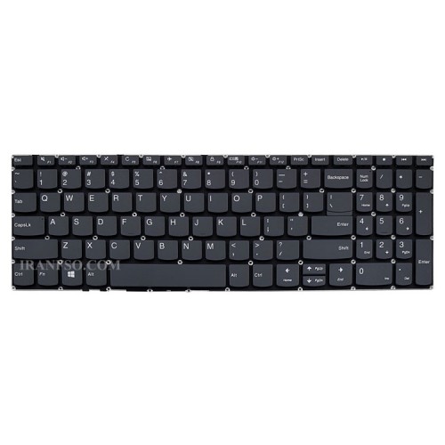 کیبرد لپ تاپ لنوو IdeaPad V130 مشکی-اینترکوچک بدون فریم