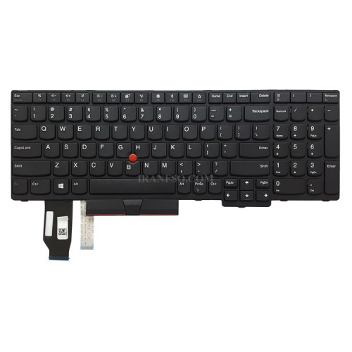 کیبرد لپ تاپ لنوو Thinkpad E580 مشکی-با موس-با فریم
