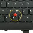 کیبرد لپ تاپ لنوو ThinkPad E570 مشکی-با موس-با فریم