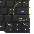 کیبرد لپ تاپ لنوو Yoga 300-11IBR مشکی-اینترکوچک بدون فریم