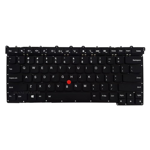 کیبرد لپ تاپ لنوو ThinkPad X1 Carbon GEN 3 مشکی-اینترکوچک-با موس و بک لایت