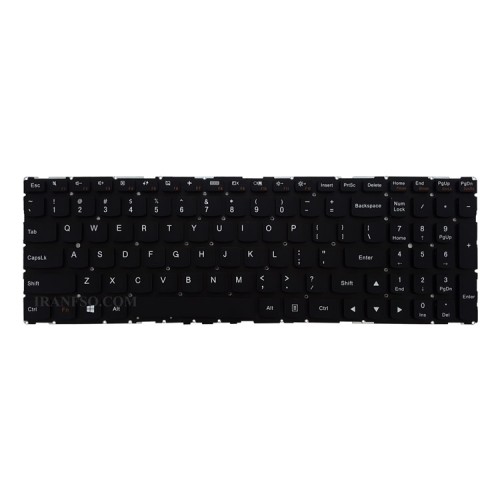 کیبرد لپ تاپ لنوو IdeaPad 700-15ISK مشکی-اینترکوچک بدون فریم