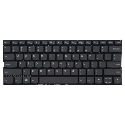 کیبرد لپ تاپ لنوو IdeaPad 530S-14_Yoga 730-15IKB مشکی-اینترکوچک-بدون فریم