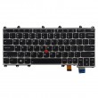 کیبرد لپ تاپ لنوو ThinkPad Yoga 370 مشکی-با موس و بک لایت-با فریم نقره ای