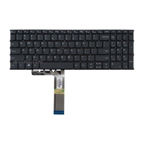 کیبرد لپ تاپ لنوو IdeaPad 5-15IL05_ThinkBook 15-G2 مشکی-اینترکوچک-بدون فریم
