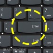 کیبرد لپ تاپ لنوو IdeaPad 5-15IL05_ThinkBook 15-G2 مشکی-اینترکوچک-بدون فریم