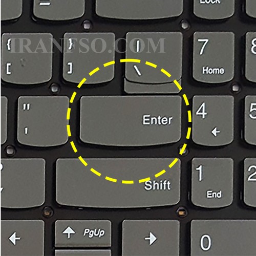 کیبرد لپ تاپ لنوو ThinkBook 15-G2 مشکی-با بک لایت-بدون فریم