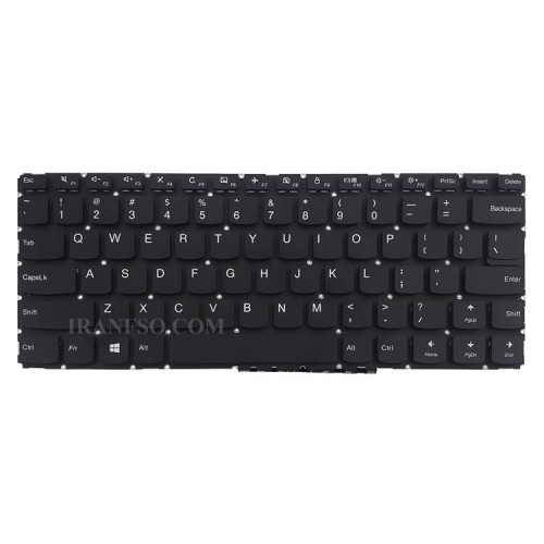 کیبرد لپ تاپ لنوو IdeaPad FLEX 4-1480 مشکی-اینترکوچک-بدون فریم