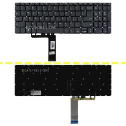 کیبرد لپ تاپ لنوو IdeaPad 3-15ITL نوک مدادی-اینترکوچک-بدون فریم با کلید پاور