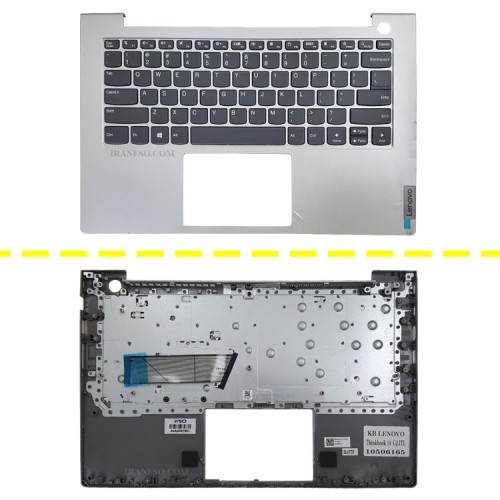 کیبرد لپ تاپ لنوو ThinkBook 14 G2 ITL مشکی با قاب C نقره ای