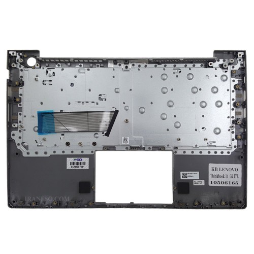 کیبرد لپ تاپ لنوو ThinkBook 14 G2 ITL مشکی با قاب C نقره ای