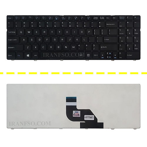 کیبرد لپ تاپ ام اس آی CX640-CR640 مشکی-بافریم