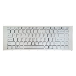 کیبرد لپ تاپ سونی VPCEA سفید-با فریم