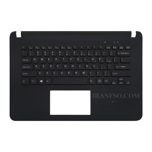 کیبرد لپ تاپ سونی SVF142 مشکی با قاب C-با بک لایت