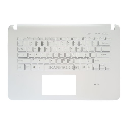 کیبرد لپ تاپ سونی SVF142 سفید با قاب C-با بک لایت