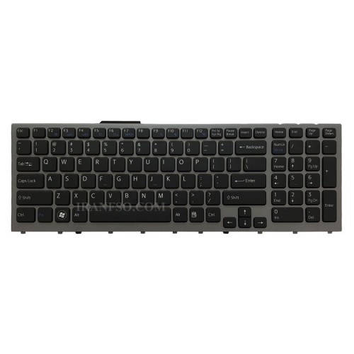 کیبرد لپ تاپ سونی VPC-F11 مشکی-با بک لایت-بافریم نوک مدادی