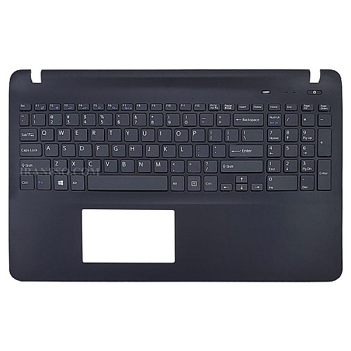 کیبرد لپ تاپ سونی SVF152-SVF153 مشکی-با قاب C خط و خش دار