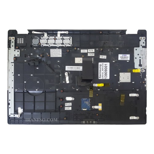 کیبرد لپ تاپ سامسونگ SF510-RF510 مشکی با قاب C نوک مدادی-نقره ای دست دوم