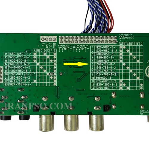 مبدل Universal HDMI To LVDS HDVX9-AS V4.2 بدون کابل