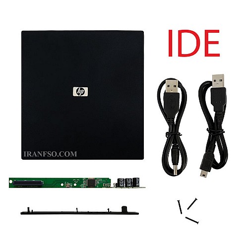 باکس دی وی دی اکسترنال لپ تاپ IDE Superslim 9.5mm-USB2
