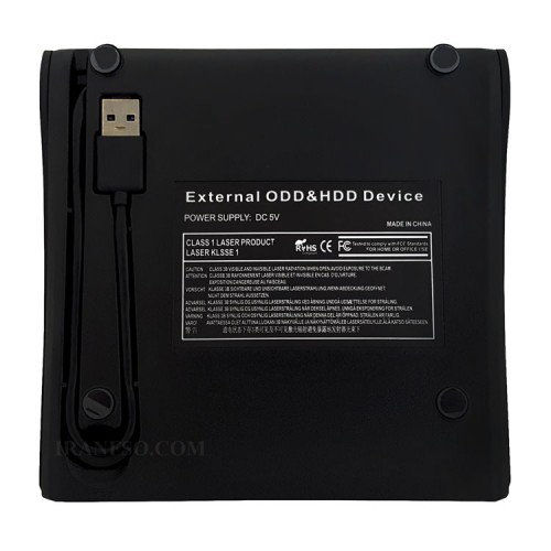 باکس دی وی دی اکسترنال لپ تاپ Sata Slim 12.7mm-USB3