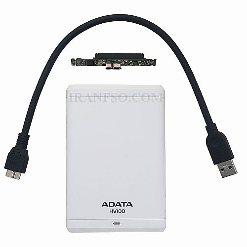 باکس هارد لپ تاپ ADATA-2.5 Inch SATA-USB3 سفید