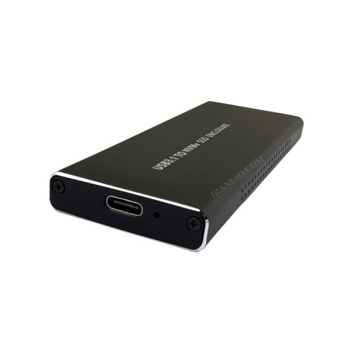 مبدل هارد SSD M.2 NVME To Type C-USB 3.0 برای هاردهای تک شیار